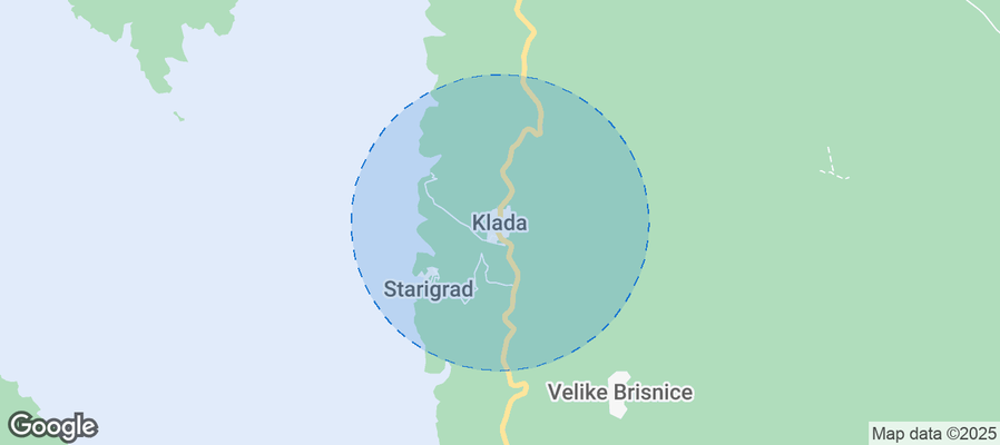 Klada Airbnb map
